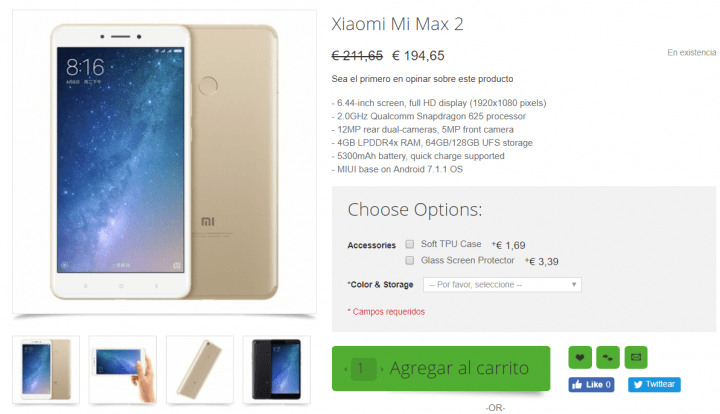 Imagen - 7 tiendas dónde comprar el Xiaomi Mi Max 2