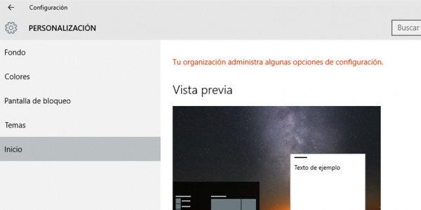 Imagen - Solución: &quot;Tu organización administra algunas opciones de configuración&quot; en Windows