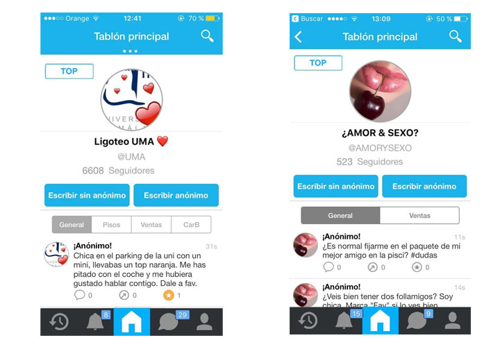 Imagen - Descarga FourB, la red social universitaria an&oacute;nima