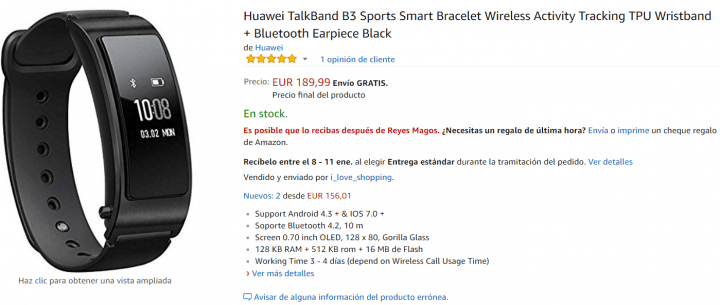 Imagen - D&oacute;nde comprar la Huawei TalkBand B3