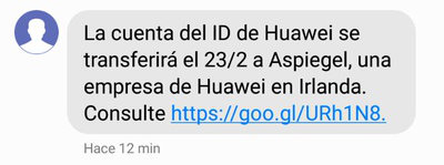 Imagen - &iquest;Qu&eacute; es el email de "cambio en la prestaci&oacute;n de servicios m&oacute;viles de Huawei"?