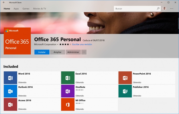 Imagen - Descarga Office 365 Hogar y Office 365 Personal desde la Tienda de Windows 10