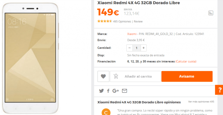 Imagen - 7 tiendas donde comprar el Xiaomi Redmi 4X