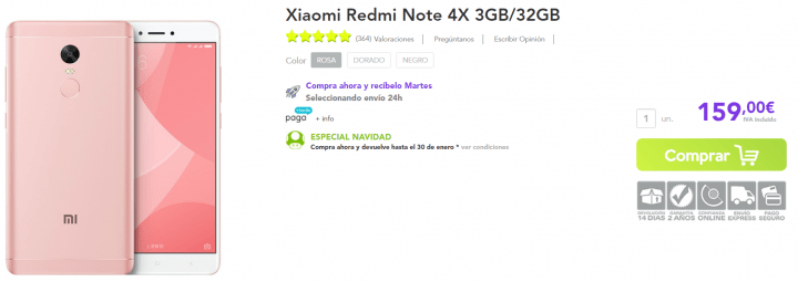 Imagen - D&oacute;nde comprar el Xiaomi Redmi Note 4X