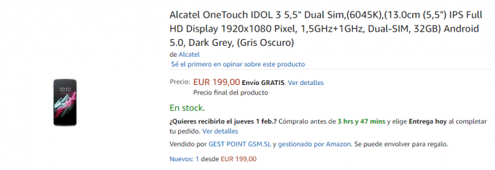 Imagen - D&oacute;nde comprar el Alcatel Idol 3