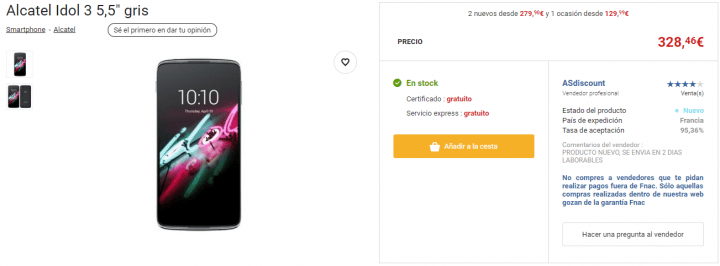 Imagen - D&oacute;nde comprar el Alcatel Idol 3