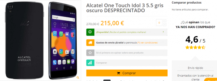 Imagen - D&oacute;nde comprar el Alcatel Idol 3