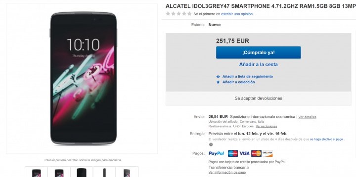 Imagen - D&oacute;nde comprar el Alcatel Idol 3