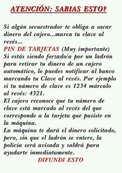 Imagen - Un bulo sobre el pin de tu tarjeta bancaria corre por WhatsApp