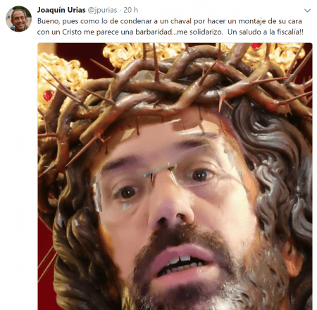 Imagen - La multa por cambiar la cara del Cristo de la Amargura en Instagram se viraliza