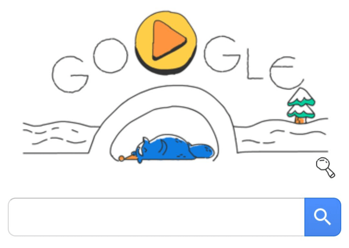 Imagen - Nuevo Doodle en Google: un mapache deportista por los Juegos Ol&iacute;mpicos de Invierno