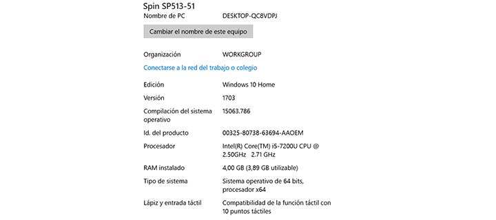 Imagen - Review: Acer Spin 5, un convertible &quot;tres en uno&quot; muy equilibrado