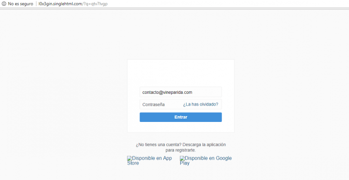 Imagen - Cuidado con el email sobre c&oacute;mo debes verificar tu cuenta de Instagram