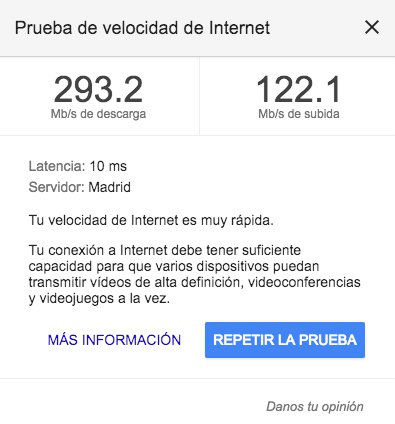 Imagen - Google incluye su test de velocidad en el buscador