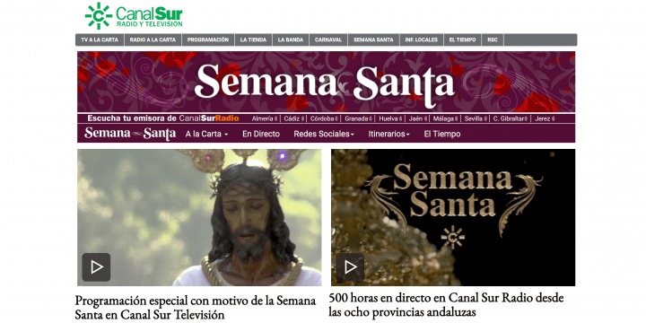 Imagen - C&oacute;mo ver online los pasos y procesiones de Semana Santa 2018
