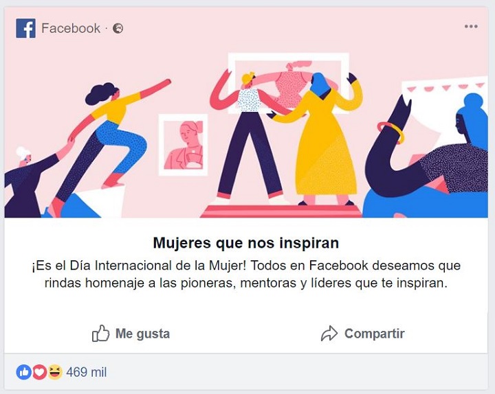 Imagen - Día Internacional de la Mujer en Facebook: comparte una tarjeta o cambia tu foto de perfil