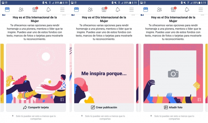 Imagen - Día Internacional de la Mujer en Facebook: comparte una tarjeta o cambia tu foto de perfil