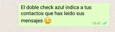 Imagen - Cómo forzar el doble check azul mediante un fallo de WhatsApp