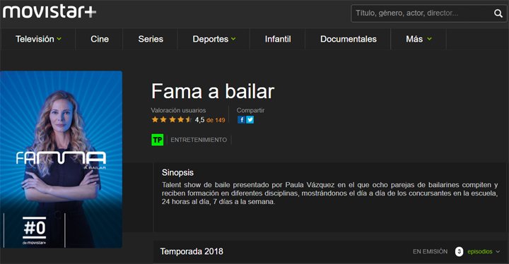 Imagen - Cómo ver &quot;Fama, A Bailar 2018&quot; online