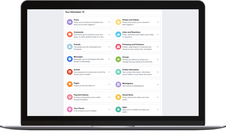 Imagen - Facebook renueva sus ajustes de privacidad y de descarga de datos personales