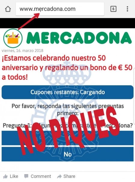 Imagen - Cuidado con los bonos de 50 euros de Mercadona