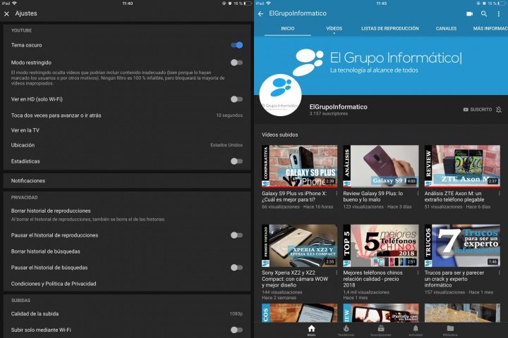 Imagen - YouTube ya cuenta con &quot;modo oscuro&quot; en iOS y Android