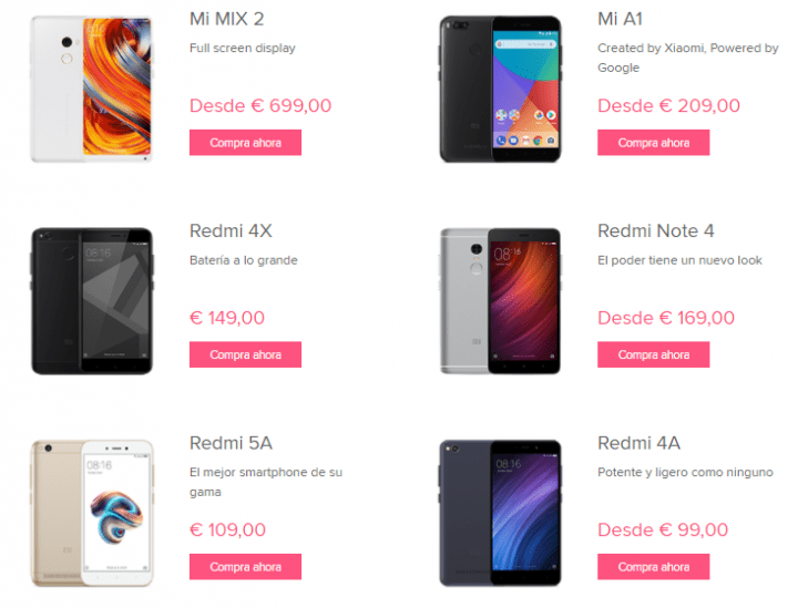 Imagen - Oferta: Xiaomi lanza una venta flash desde 1 euro en su web española