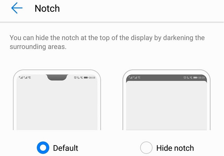 Imagen - El notch del Huawei P20 Pro, P20 y P20 Lite se puede ocultar