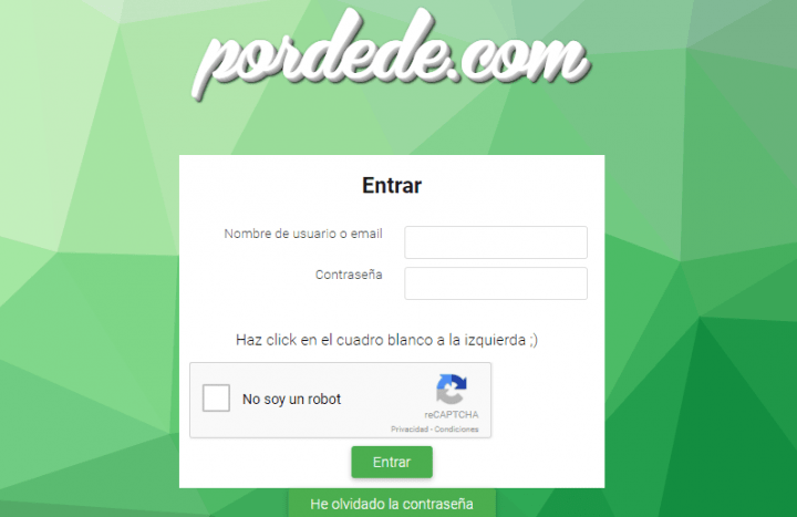 Imagen - Cómo recuperar la cuenta y contraseña de Pordede