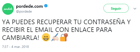 Imagen - Cómo recuperar la cuenta y contraseña de Pordede