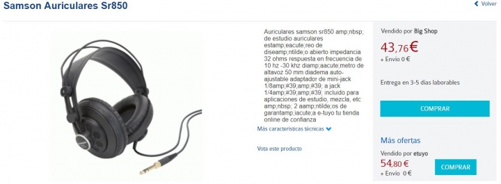 Imagen - Dónde comprar los Samson SR850