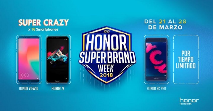 Imagen - Honor venderá móviles por 1 euro en la Super Brand Week hasta el día 28