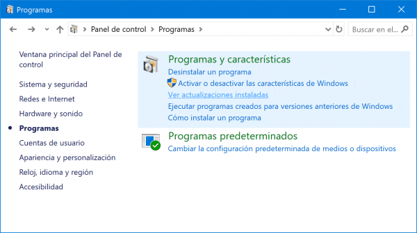 Imagen - Cómo desinstalar actualizaciones de Windows 10
