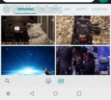 Imagen - WhatsApp a&ntilde;adir&aacute; categor&iacute;as y destacados al buscador de GIFs