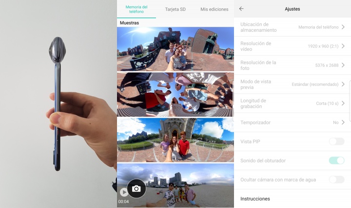 Imagen - Review: Huawei EnVizion 360, la cámara panorámica compatible con VR