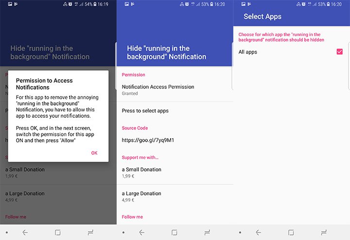 Imagen - Cómo desactivar la notificación &quot;Aplicaciones que se están ejecutando en segundo plano&quot;