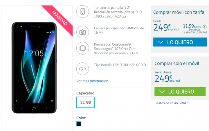 Imagen - BQ Aquaris U2 y Aquaris X ya están disponibles con Movistar