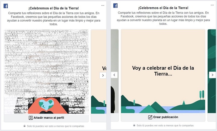 Imagen - Facebook celebra el D&iacute;a de la Tierra con tarjetas, marcos y publicaciones personalizadas