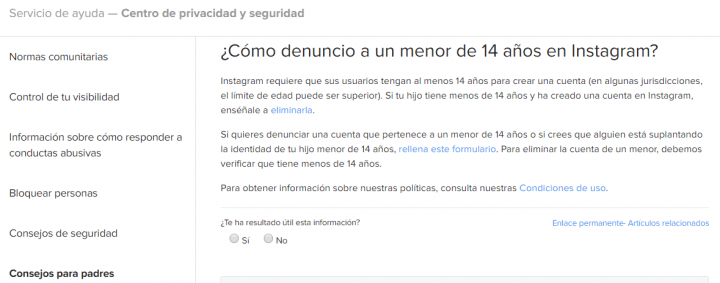 Imagen - Instagram comienza a eliminar las cuentas de menores de 14 años
