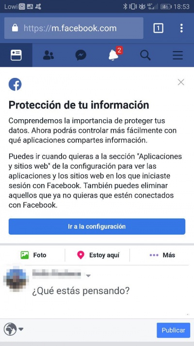 Imagen - Facebook te avisará si tu información ha sido filtrada a terceros