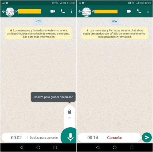 Imagen - WhatsApp beta para Android ya permite bloquear el micrófono para grabar audios