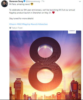 Imagen - Xiaomi confirma el Xiaomi Mi8 y se salta el Mi7