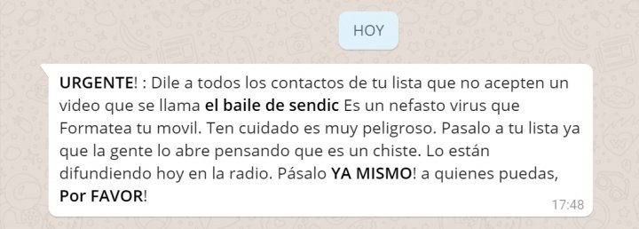 Imagen - Un bulo sobre el vídeo del &quot;baile de sendic&quot; circula por WhatsApp