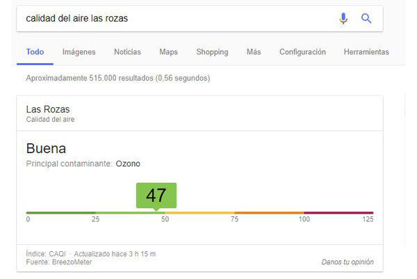 Imagen - Google ya te permite saber la calidad del aire