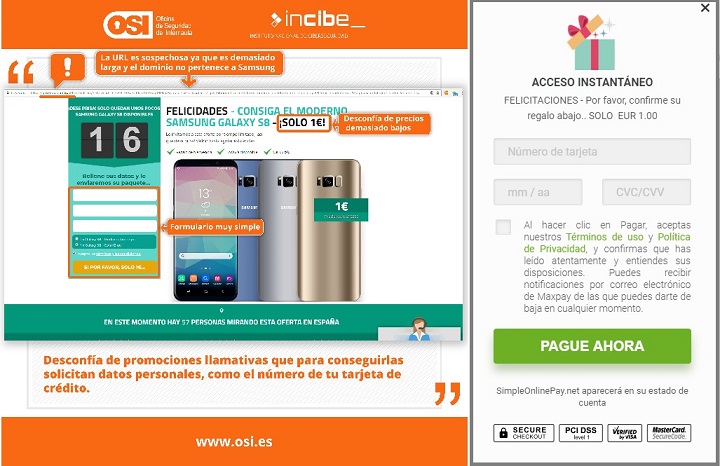 Imagen - Un email pide confirmar un paquete con un Samsung Galaxy, ¿es fiable?