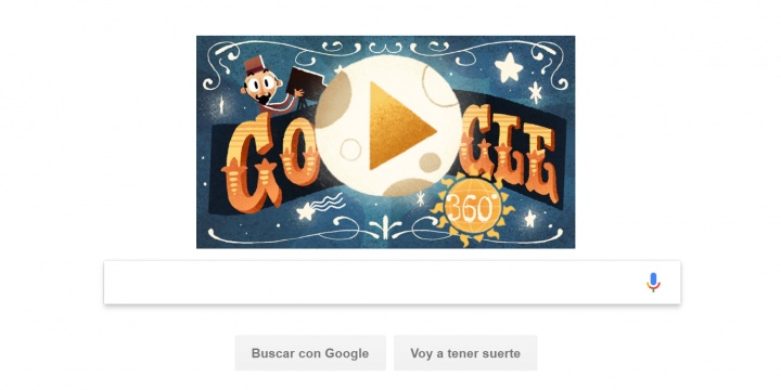 Imagen - Google dedica un Doodle en 360&deg; al mago y cineasta Georges M&eacute;li&egrave;s