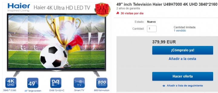 Imagen - 7 ofertas en televisores para ver el Mundial