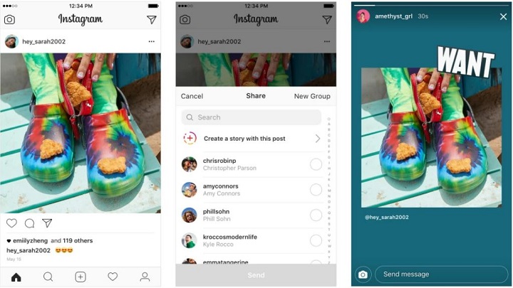 Imagen - Instagram ya permite compartir las fotos de otros usuarios en las Stories