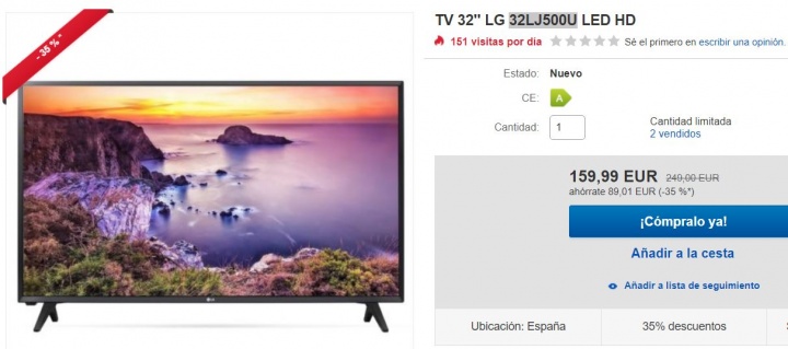 Imagen - 7 ofertas en televisores para ver el Mundial