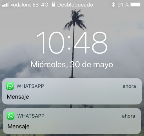Imagen - La &uacute;ltima actualizaci&oacute;n de WhatsApp para iPhone deja las notificaciones vac&iacute;as